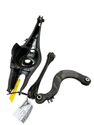 2016-2023 Audi TT White Upper and Lower Suspension Control Arm Set - Rear, Left (Driver) (Used OEM)