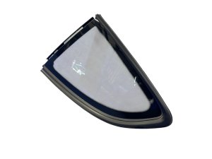 2017-2025 Porsche 718 Cayman Quarter Glass with Chrome Moulding - Rear, Left (Driver) (Used OEM)