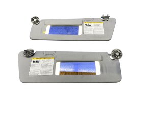 2022-2025 Lucid Air Tan Sun Visor Set (Used OEM)