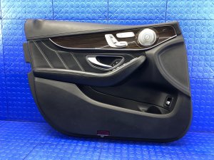 2015-2021 Mercedes-Benz C280 Black Door Interior Trim Panel - Front, Left (Driver) (Used OEM)