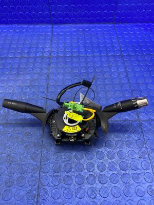 2008-2014 Ferrari California Black Turn Signal Wiper Headlight Combination Switch with Clock Spring (Used OEM)