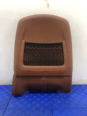 2014-2021 Maserati Ghibli Brown Seat Back Trim Panel Cover - Front (Used OEM)