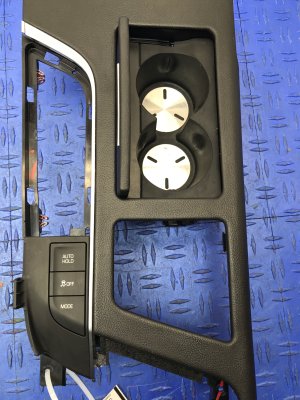 2016-2018 Cadillac CT6 Center Console Cup Holder Trim Panel Bezel - Front (Used OEM)
