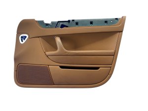 2006-2012 Bentley Flying Spur Brown Door Interior Trim Panel - Front, Right (Passenger) (Used OEM)