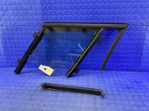 2023-2024 Fisker Ocean Quarter Glass with Trim Molding - Rear, Right (Passenger) (Used OEM)