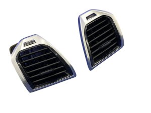 2020-2025 BMW M8 Black Dashboard Air Vent Set with Trim - Front (Used OEM)