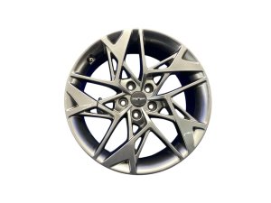 2022-2025 Genesis GV70 Silver 19x8 Twisted Spoke Hyper Painted Alloy Wheel (Used OEM)