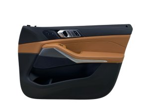 2019-2025 BMW X7 Tan Door Interior Trim Panel - Front, Right (Passenger) (Used OEM)