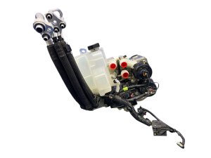  Tesla Model 3 Refrigerant Chiller Supermanifold with Coolant Reservoir (Used OEM)