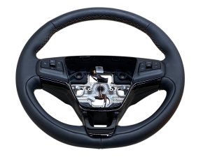 2021-2024 Ford Mustang Mach-E Black Heated Leather Steering Wheel with Controls (Used OEM)