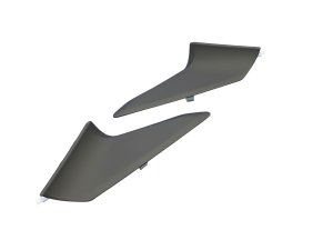 2022-2025 Lucid Air Brown Front Center Console Trim Cover Panel Set (Used OEM)