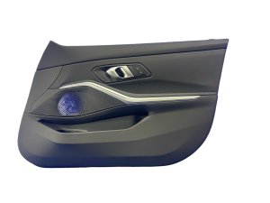 2021-2024 BMW M3 Black Door Interior Trim Panel - Front, Right (Passenger) (Used OEM)