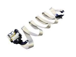 2018-2023 BMW M5 White Seat Belt Assembly - Front (Used OEM)