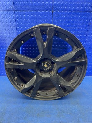 2004-2014 Lamborghini Gallardo Black 19x11 Gloss Black Alloy Wheel - Rear (Used OEM)