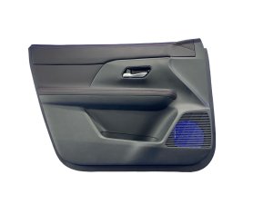2025-2026 Nissan Kicks Black w/ Red Stitching Door Interior Trim Panel - Front, Left (Driver) (Used OEM)