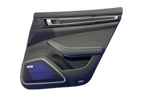 2017-2023 Porsche Panamera Black Door Interior Trim Panel without Sunshade - Rear, Right (Passenger) (Used OEM)