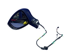 2021-2024 Chrysler Pacifica Black Power Heated Blind Spot Door/Side View Mirror with Surround View Camera - Front, Left (Driver) (Used OEM)