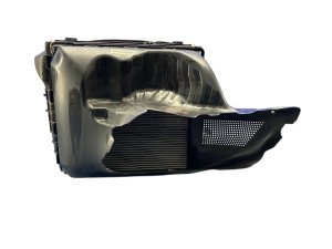 2025 Nissan Murano Auxiliary Radiator Cooling Fan Assembly with Air Duct - Front, Right (Passenger) (Used OEM)
