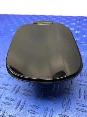 2020-2025 Lincoln Aviator Infinite Black Metallic Fuel Filler Door with Pocket and Lock Actuator (Used OEM)