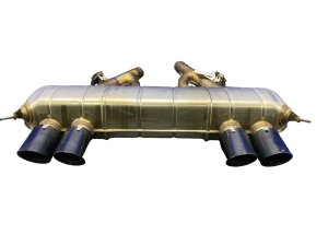 2021-2026 BMW M4 Black Exhaust Muffler System with Black Tips - Rear (Used OEM)