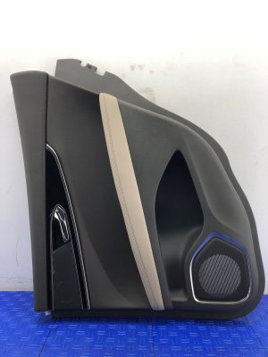2019-2023 Lincoln Nautilus Brown Door Interior Trim Panel - Rear, Right (Passenger) (Used OEM)
