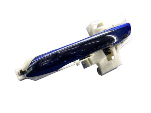 2021-2024 Genesis G80 Vik Black Exterior Door Handle with Chrome - Rear, Left (Driver) (Used OEM)
