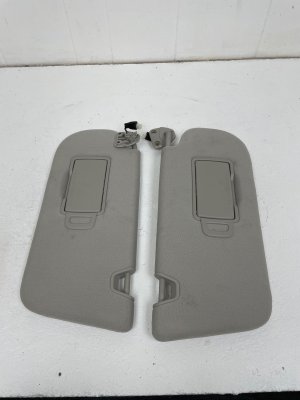 2022-2025 INFINITI QX60 Beige Cloth Sun Visor - Right (Passenger) (Used OEM)