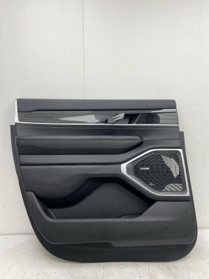 2022-2024 Jeep Wagoneer Black Door Interior Trim Panel - Rear, Left (Driver) (Used OEM)