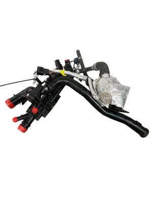 2020-2025 Kia Soul Thermostat Housing and Auxiliary Coolant Pump Assembly (Used OEM)