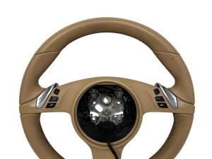 2013-2016 Porsche Boxster Beige Steering Wheel (Used OEM)
