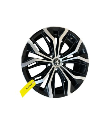 2023-2025 Toyota Crown Black 19x7 5-Spoke Machined Silver Black Alloy Wheel (Used OEM)