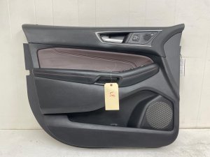 2019-2024 Ford Edge Ebony (Black) Door Interior Trim Panel - Front, Left (Driver) (Used OEM)