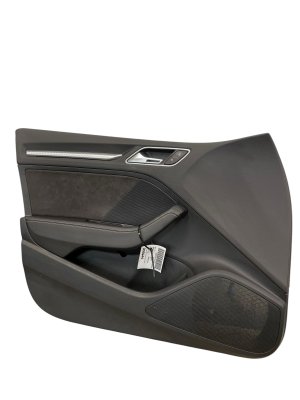 2017-2020 Audi RS3 Black Door Interior Trim Panel - Front, Left (Driver) (Used OEM)