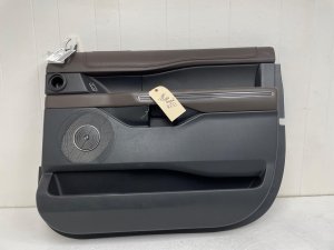 2018-2021 Ford Expedition Ebony (Black) Door Interior Trim Panel - Front, Right (Passenger) (Used OEM)