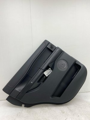 2022-2024 Ford Expedition Onyx Black Door Interior Trim Panel - Rear, Left (Driver) (Used OEM)