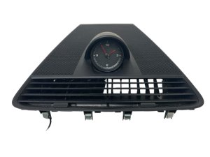 2019-2024 Porsche 911 Dash Upper Air Vent and Analog Clock Trim Panel (Used OEM)