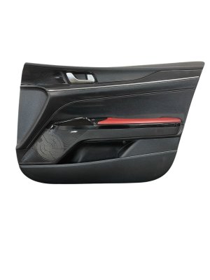 2025 Kia K5 Black Door Interior Trim Panel - Front, Right (Passenger) (Used OEM)