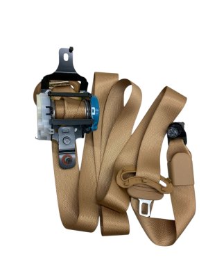 2021-2025 Genesis GV80 Tan Seat Belt Assembly - Rear, Right (Passenger) (Used OEM)