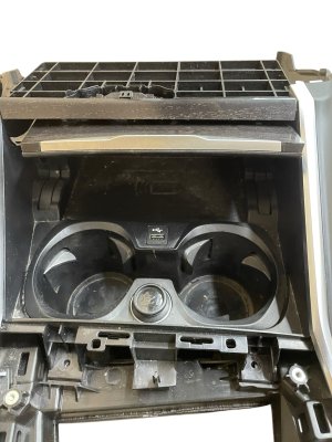 2019-2025 BMW 328i Center Floor Console Assembly with Folding Armrest Storage (Used OEM)