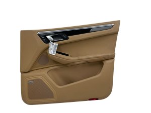 2015-2018 Porsche Macan Beige Door Interior Trim Panel - Front, Right (Passenger) (Used OEM)