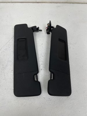 2019-2025 BMW Z4 Black Sun Visor Set without Illuminated Vanity Mirror - Right (Passenger) (Used OEM)
