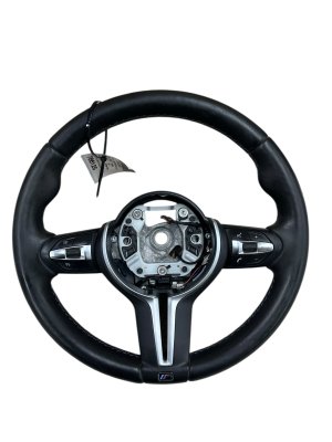 2016-2018 BMW M2 Black Leather M-Sport Steering Wheel - Front (Used OEM)