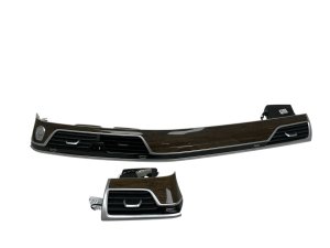 2016-2022 BMW 740i Brown Dashboard Vent Wood Grain Trim Panel Set (Used OEM)