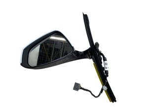  Tesla Model s White Door/Side View Mirror - Left (Driver) (Used OEM)