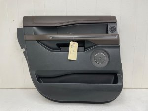 2018-2021 Ford Expedition Ebony (Black) Door Interior Trim Panel - Rear, Left (Driver) (Used OEM)