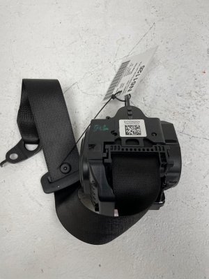 2017-2023 BMW 528i Black Outer Seat Belt Assembly - Rear, Right (Passenger) (Used OEM)