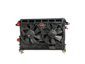 2008-2012 Maserati Quattroporte Radiator Condenser and Cooling Fan Assembly - Front (Used OEM)