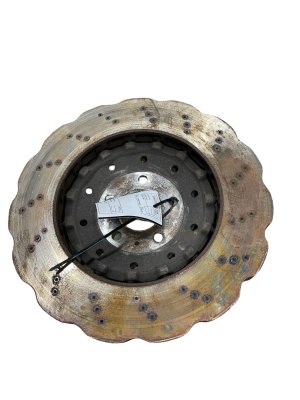 2014-2018 Audi RS7 390mm Drilled Vented Disc Brake Rotor - Front, Right (Passenger) (Used OEM)