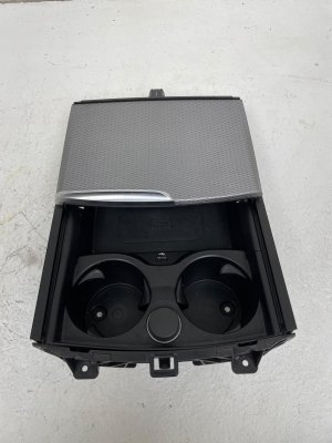 2017-2023 BMW 528i Center Console Cup Holder Wireless Charger Sliding Storage Tray (Used OEM)