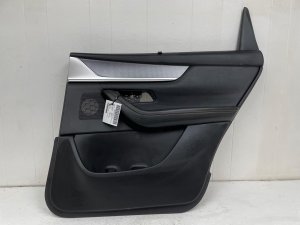 2024-2025 Mazda CX-90 Black Door Interior Trim Panel - Rear, Right (Passenger) (Used OEM)